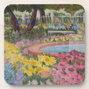 Posavasos Amapolas de jardín del parque del Prescott
