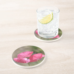 Posavasos Amapolas rosadas  