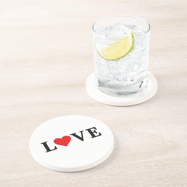 Posavasos AMAR Sencillo Minimalista Elegante (Lado)