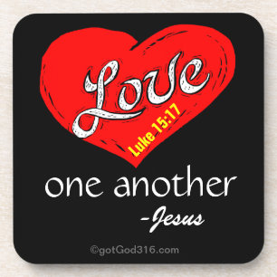 Posavasos Amar unos a otros gotGod316.com Jesús