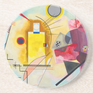 Posavasos Amarillo-Rojo-Azul de Kandinsky