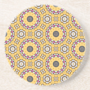 Posavasos Amarillo y Rosa