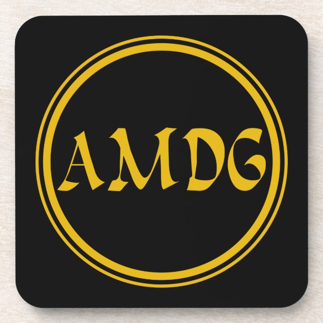 POSAVASOS AMDG (Frente)