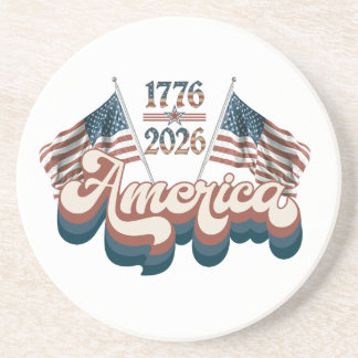 Posavasos America 1776–2026, Patriotic, USA 250 Years