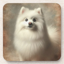 Posavasos American Eskimo Dog