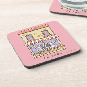 Posavasos AMIGOS™ Cafetería Central Personalizado Perk