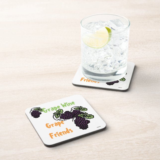 Posavasos Amigos de la uva (Lado Derecho)