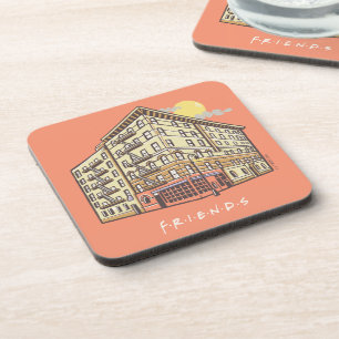 Posavasos AMIGOS™ Edificio de apartamentos de Mónica