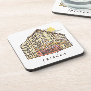Posavasos AMIGOS™ Edificio de apartamentos de Mónica
