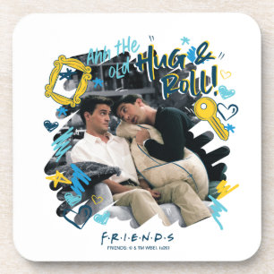 Posavasos AMIGOS™ El viejo abrazo y rollo