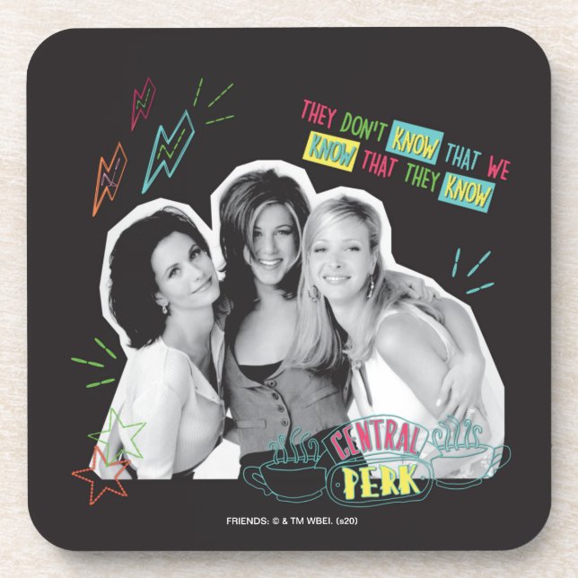 Posavasos AMIGOS™ | Mónica, Rachel y Phoebe (Frente)