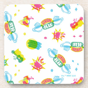Posavasos AMIGOS™   Patrón de Neón de Perk Central