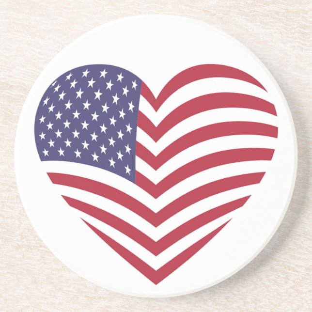 POSAVASOS AMO A ESTADOS UNIDOS (Frente)