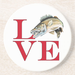 Posavasos Amo a Walleye