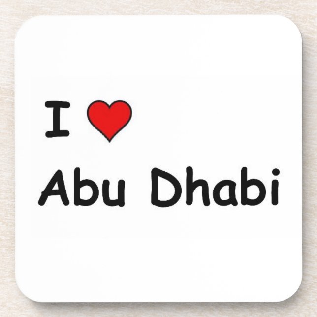 Posavasos Amo Abu Dhabi (Frente)