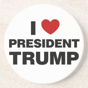 Posavasos Amo el corazón del presidente Trump