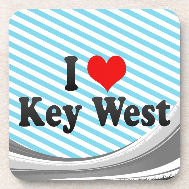 Posavasos Amo Key West, Estados Unidos (Frente)