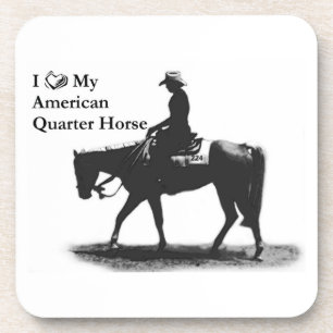 Posavasos Amo mi coaster de American Quarter Horse