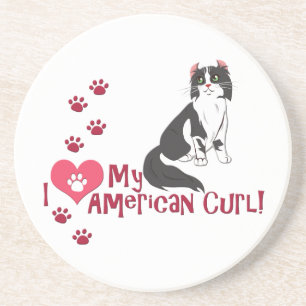 Posavasos ¡Amo Mi Curl Americano!