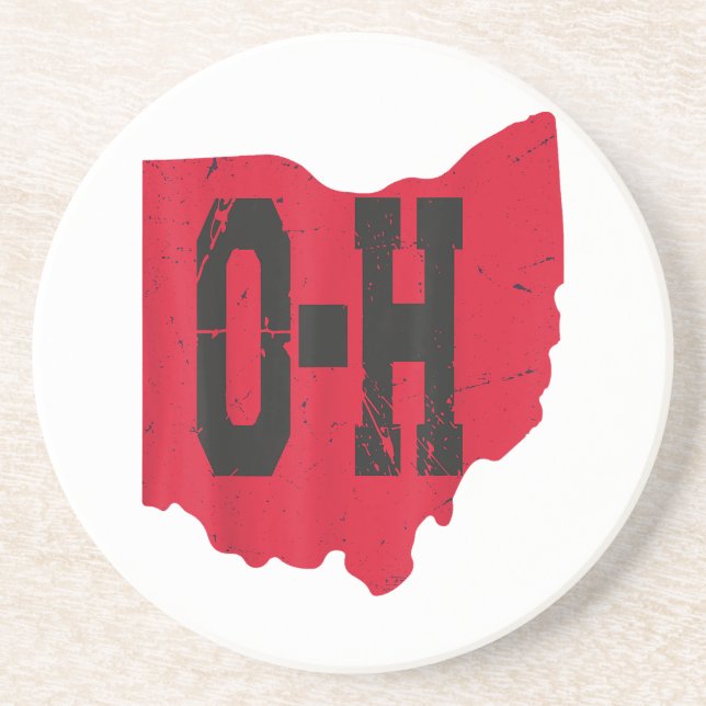 Posavasos Amo Mi Guión Hogar Ohio Buckeye State (Frente)