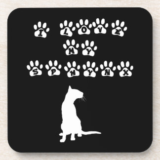 Posavasos Amo Mi Sfinx Blanco