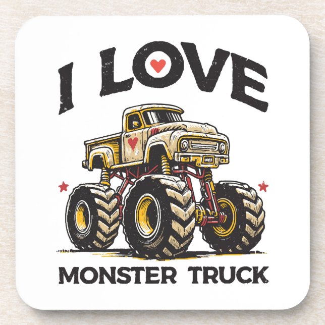 Posavasos Amo Monster Truck (Frente)