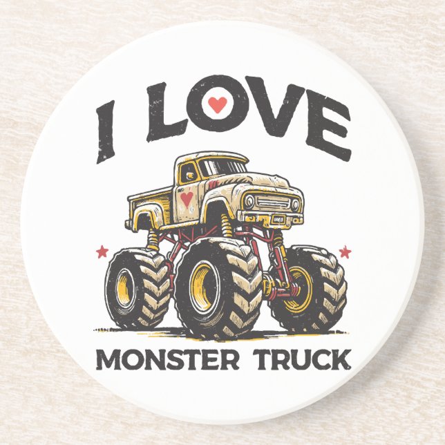 Posavasos Amo Monster Truck (Frente)