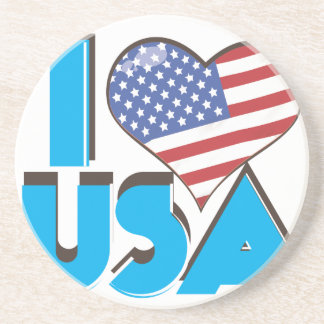 Posavasos Amo USA Retro 80s