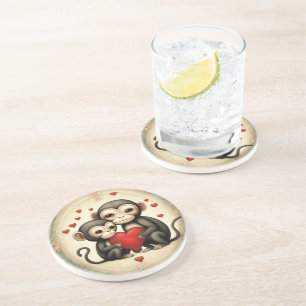 Posavasos Amor a los monos