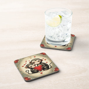 Posavasos Amor a los monos