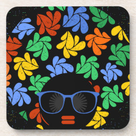 Posavasos Amor Afro Colorido