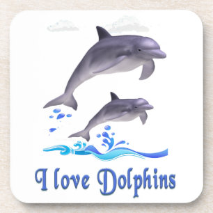 Posavasos Amor de delfines