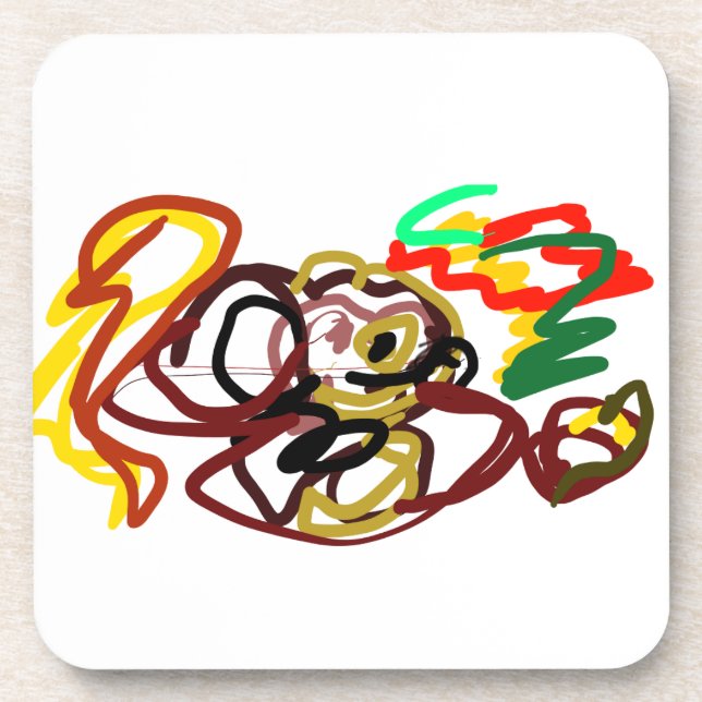 Posavasos Amor de la ardilla otoñal (Frente)