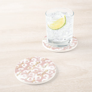Posavasos Amor de oro rosado XO