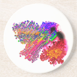 Posavasos amor de pájaro colibrí