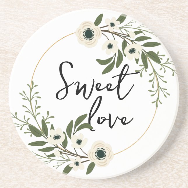 Posavasos Amor dulce (Frente)