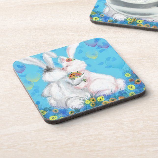 Posavasos Amor dulce - Beso - abrazo (Lado Izquierdo)