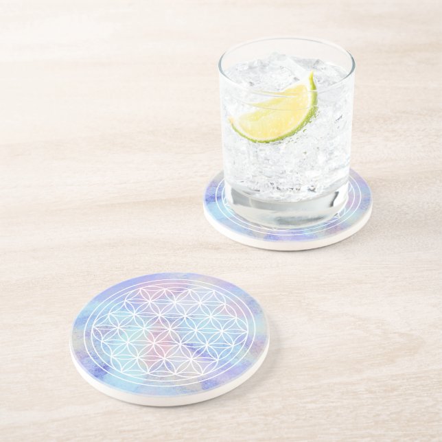 Posavasos Amor Familiar – Flor de la Vida (Lado)