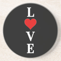 AMOR negro Tredny moderno negro y blanco