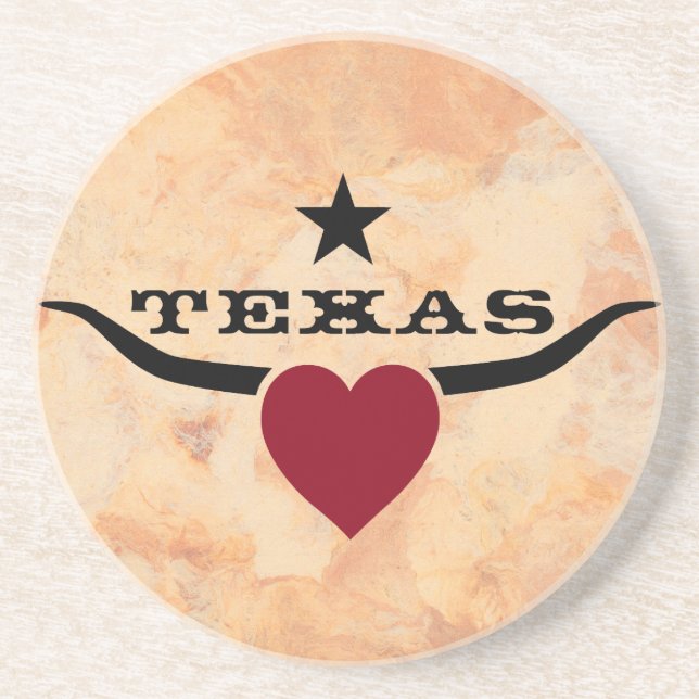 Posavasos Amor Tejas (Frente)