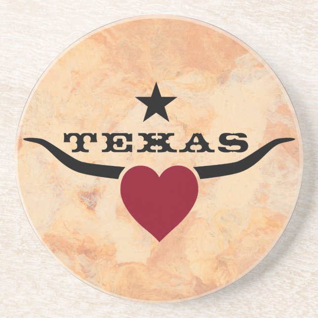Posavasos Amor Tejas (Frente)