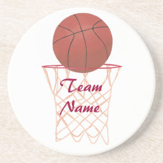 Posavasos Añadir nombre de equipo a las estacas de baloncest