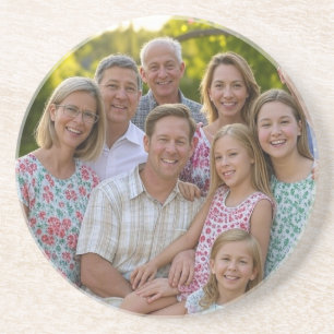 Posavasos Añadir Personalizar de fotografía de Reunión Famil