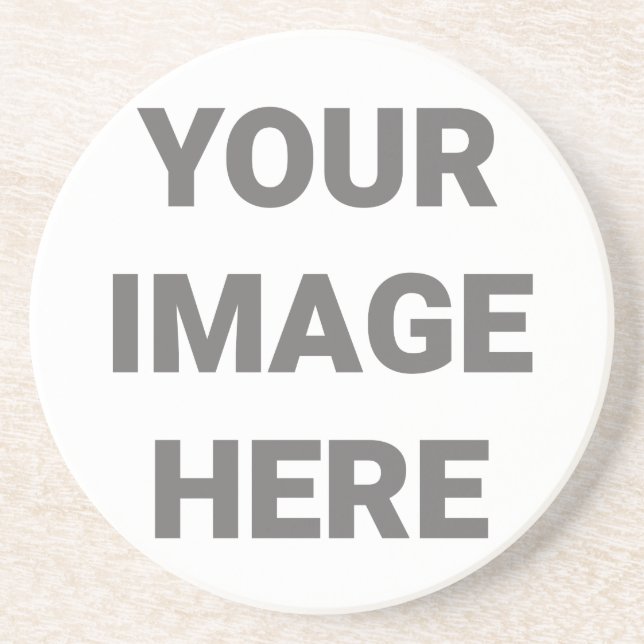 Posavasos Añadir su propio diseño fotográfico personalizado (Frente)
