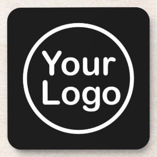 Posavasos Añadir su propio logotipo   Fondo negro