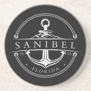 Posavasos Ancla Náutica Sanibel Florida 1993
