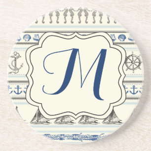 Posavasos Anclaje Náutico Rope Knot Patrón De Montura