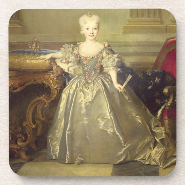 Posavasos Anecdotario Victoria de Borbón, 1724 de Maria de (Frente)