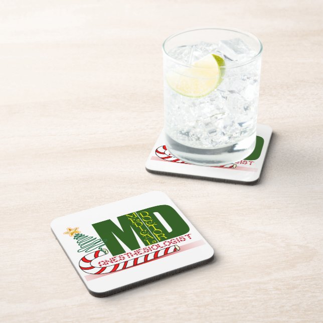 Posavasos Anestesiólogo MERRY CHRISTMAS (Lado Derecho)