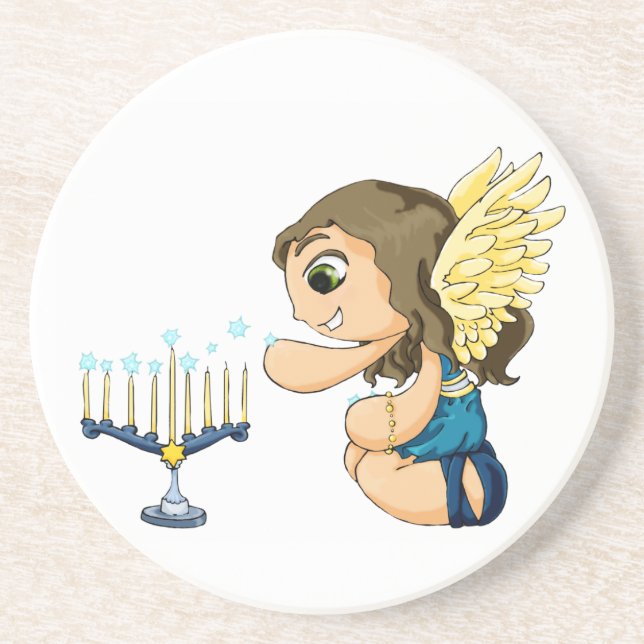 Posavasos Ángel de Menorah (Frente)